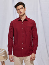 Red Solid Shirt