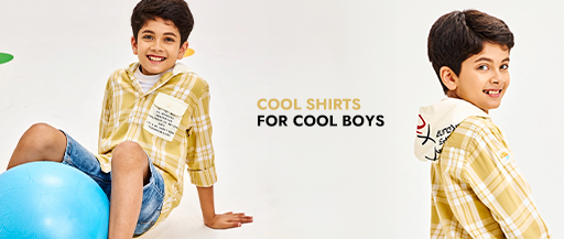 casual shirts for boys - Banner