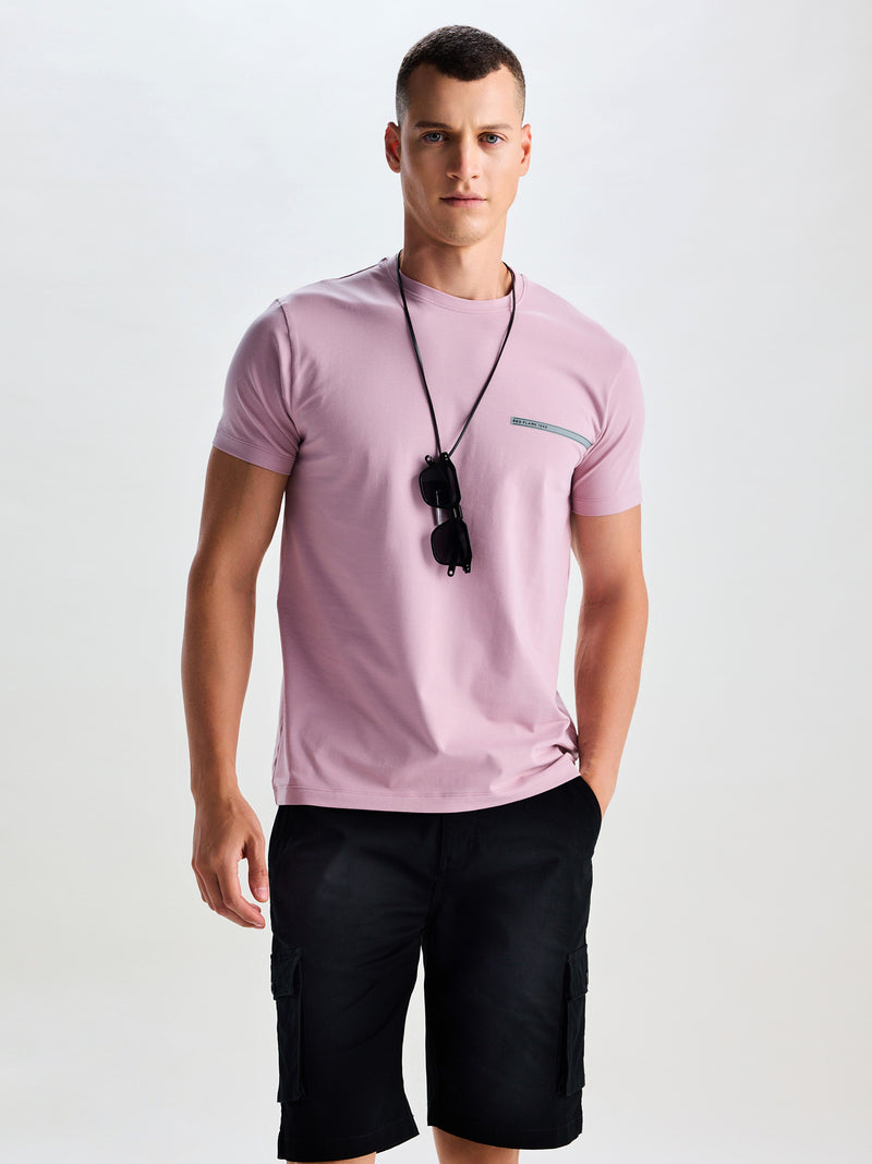 Disty Pink Supima Cotton Stretch T-Shirt