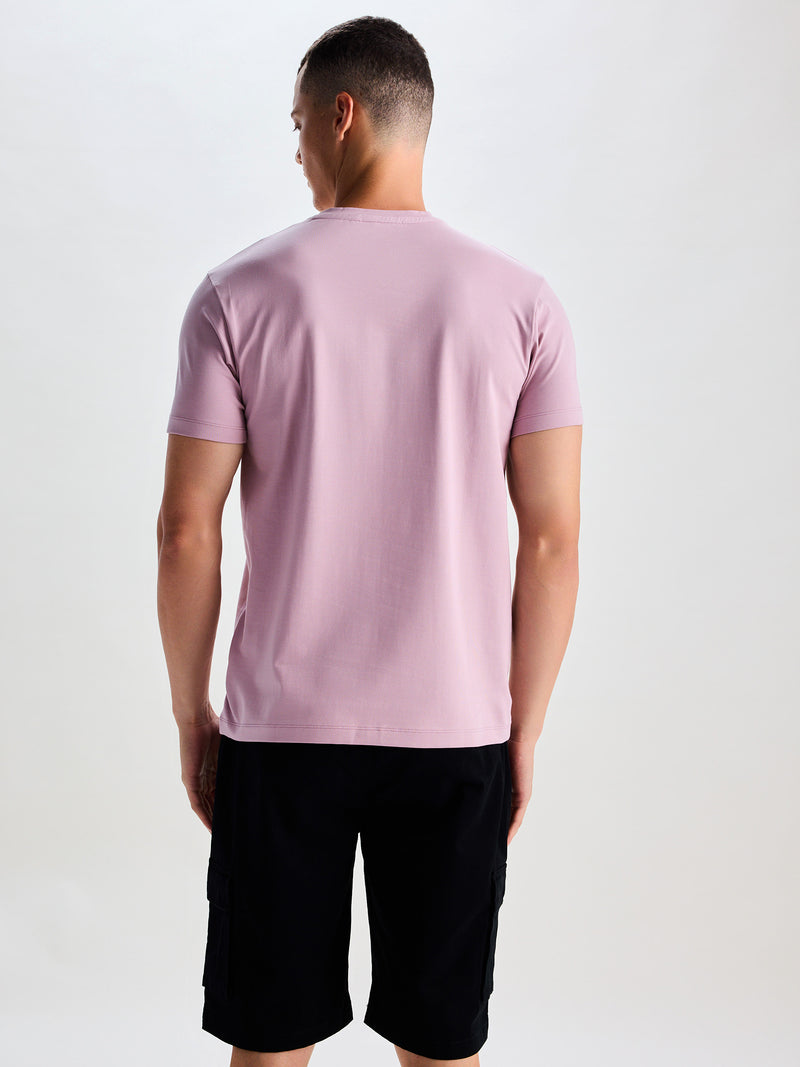 Disty Pink Supima Cotton Stretch T-Shirt