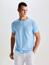 Sky Blue Ultra Soft Stretch T-Shirt