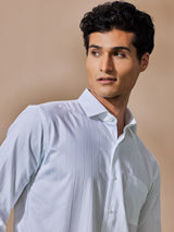 White Wrinkle Resistant Twill Formal Shirt