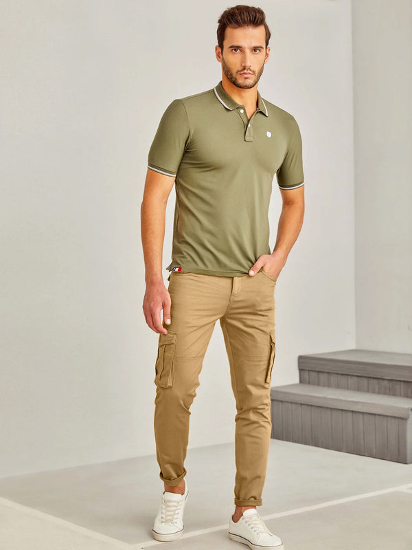 Fancy and Cool Combo for Men and Boys | Drop Shoulder T-shirt and Black Cargo  Pant Combo for Men and Boys