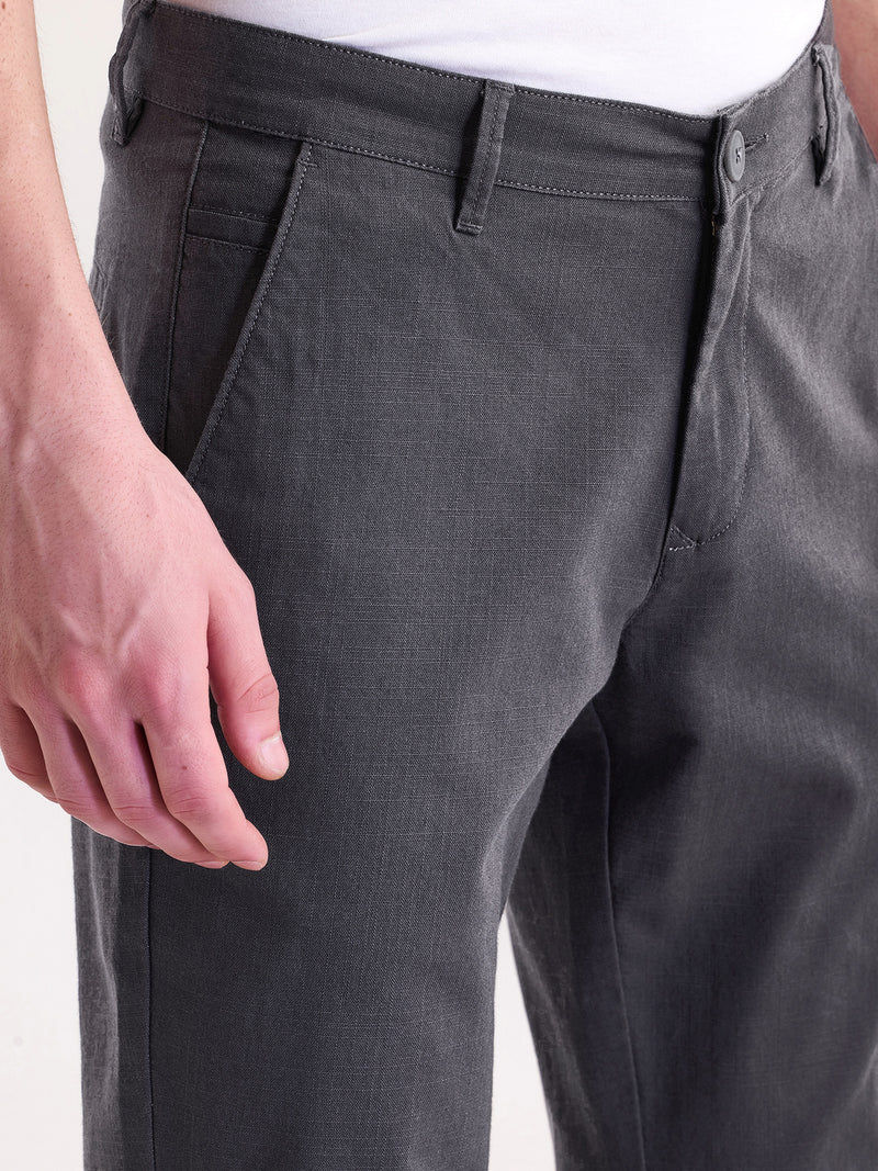 Grey Slim Fit Trouser