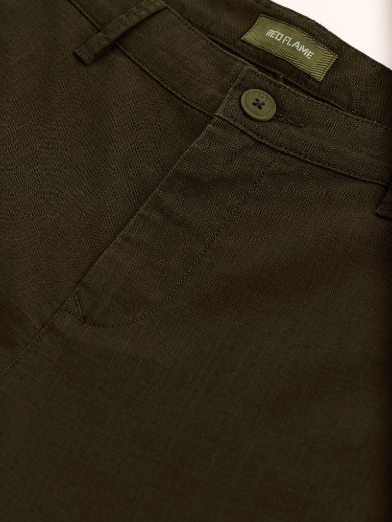 Olive Relax Fit Trouser