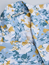 Blue Printed Rayon Co-Ords