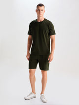 Olive Green Pure Cotton Co-Ords