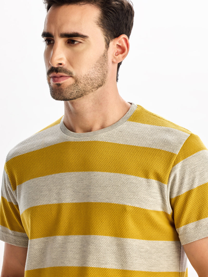 Yellow Striped T-Shirt
