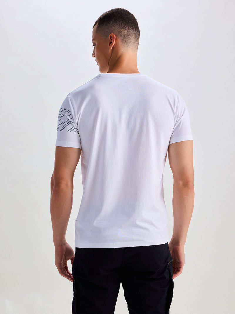 White Supima Cotton Stetch T-Shirt