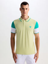 Lime Green Stretch Polo T-Shirt