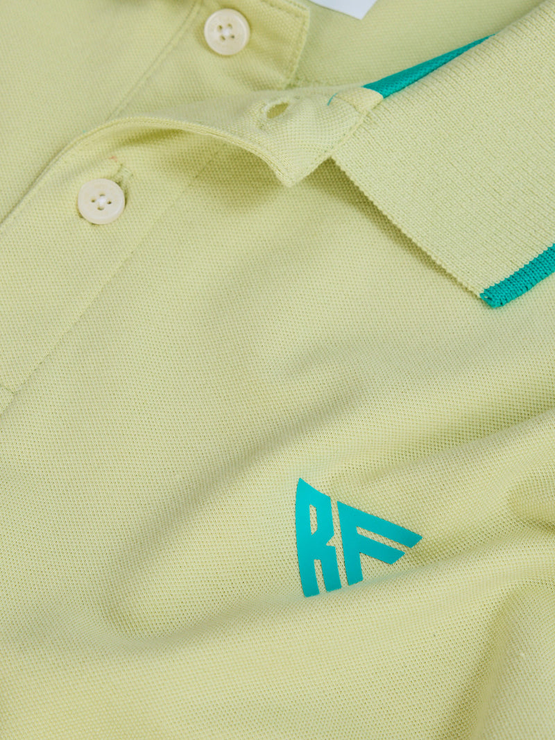 Lime Green Stretch Polo T-Shirt