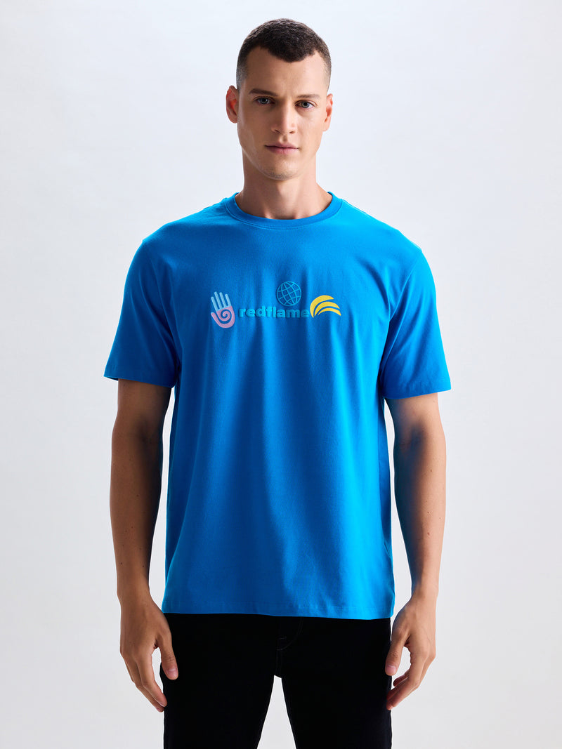 Cobalt Blue Relax Fit Ultra Soft Stretch T-Shirt
