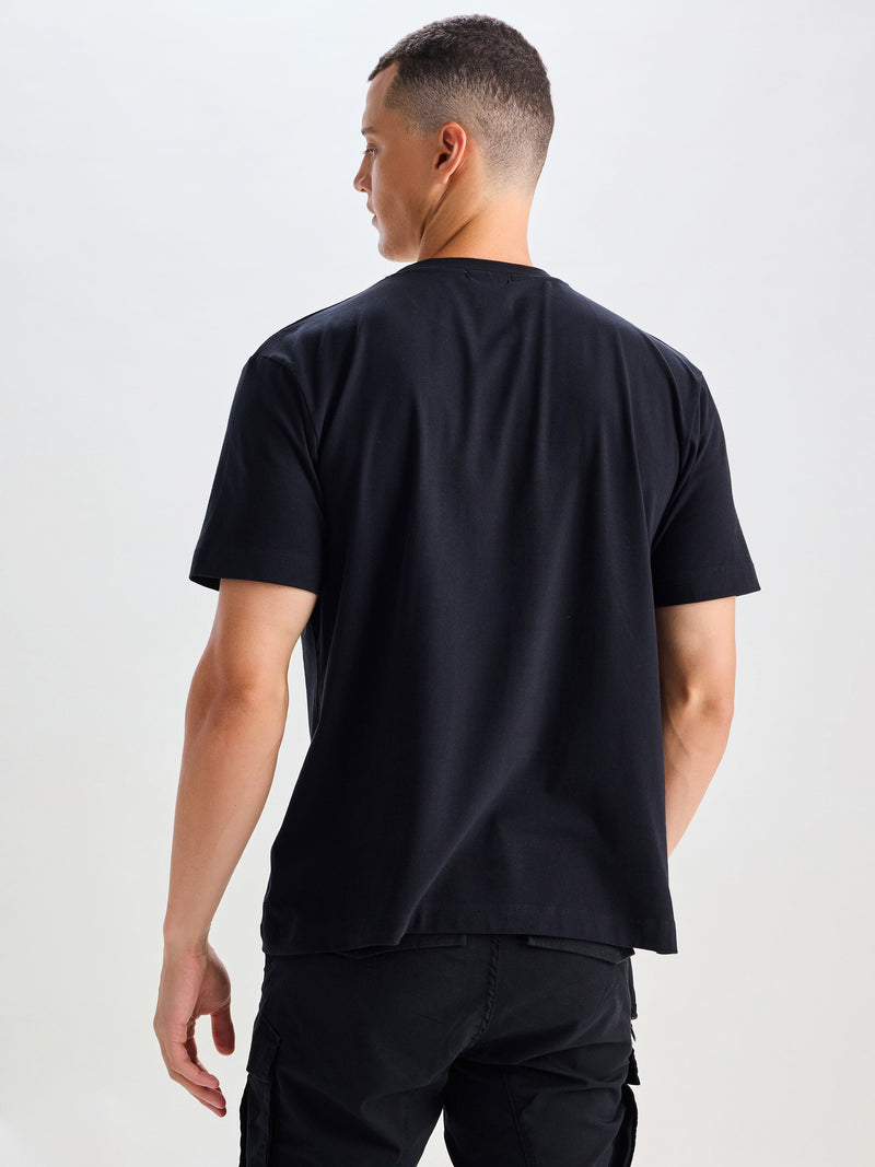 Black Relax Fit Ultra Soft Stretch T-Shirt