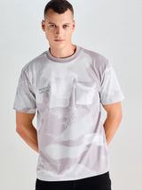 Ash Grey Relax Fit Ultra Soft Stretch T-Shirt