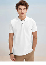 White Plain Short Sleeve Casual T-Shirt