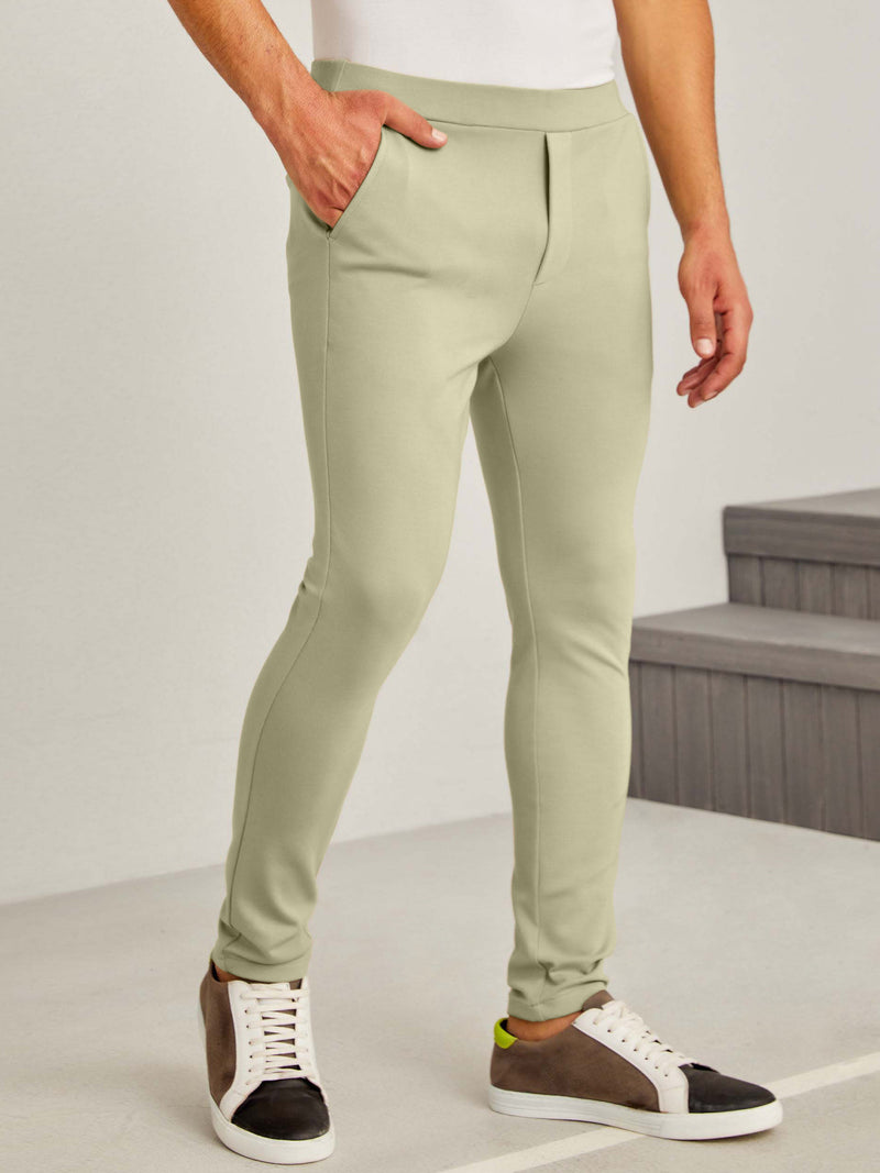 Green 4-Way Stretch Travel Trouser