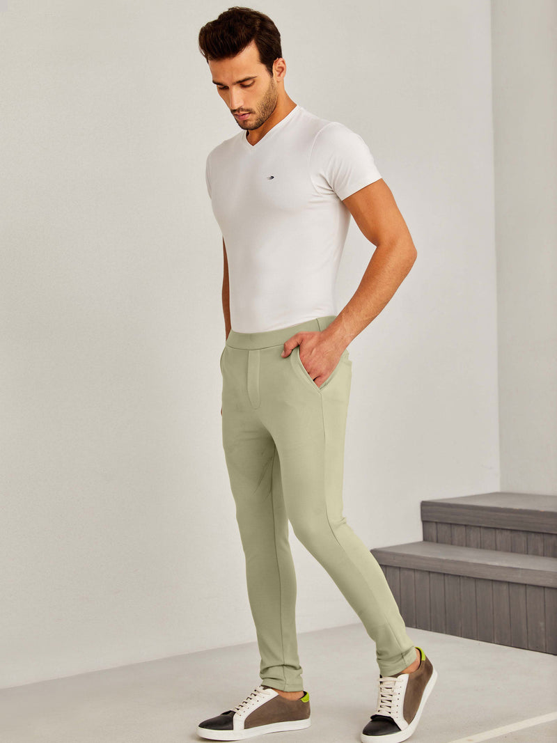 Green 4-Way Stretch Travel Trouser