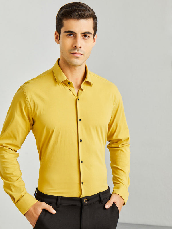 Yellow Power Stretch Shirt