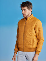Yellow Quilted Packable Jacket