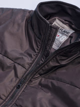 Black Quilted Packable Jacket