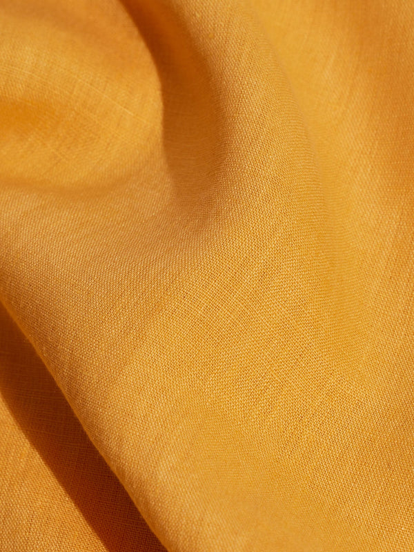 Yellow Pure Linen Shirt