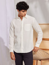 Cream Royal Linen Shirt