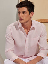 Pink Royal Linen Shirt