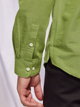 Green Double Pocket Kurta