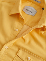 Yellow Power Stretch Cargo Shirt