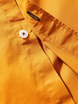 Yellow Plain Stretch Shirt