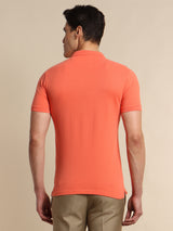 Coral Solid T-Shirt