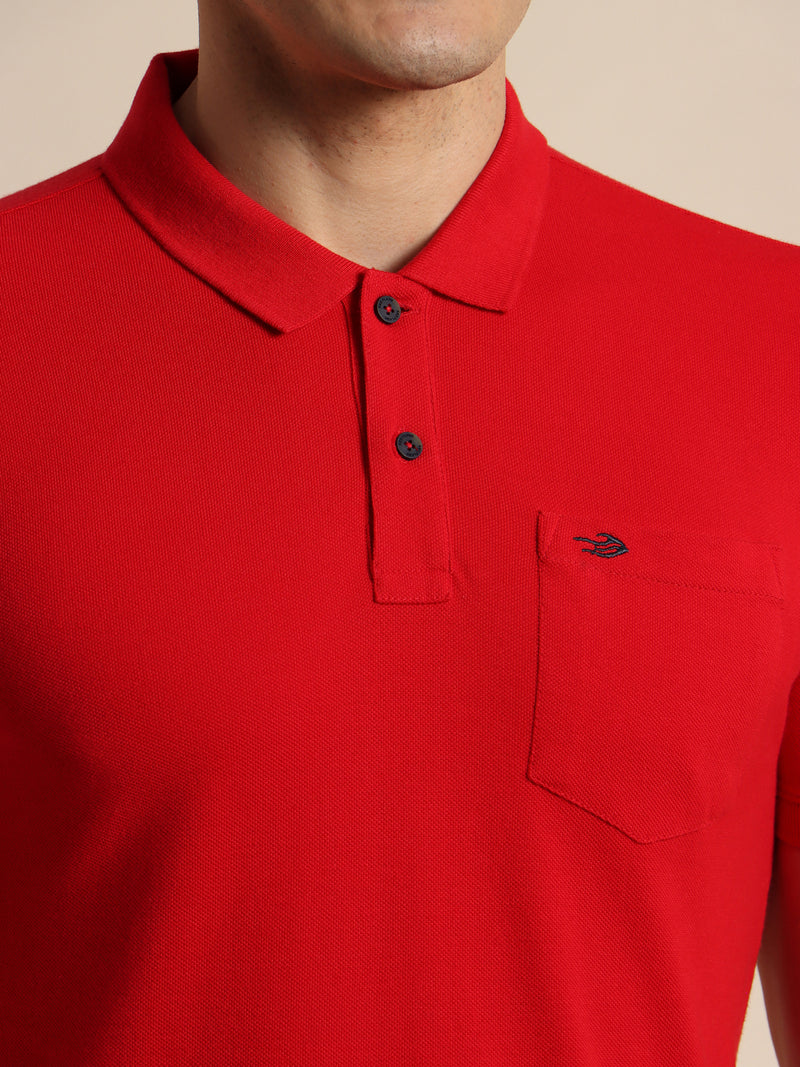 Red Plain T-Shirt