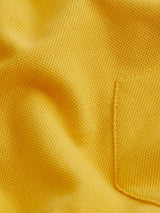 Yellow Pique Polo