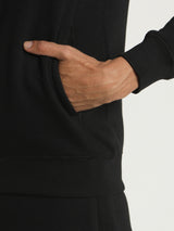 Black Fleece Hooded Sweatshirt