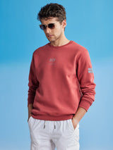 Pink Fleece Crew Neck Sweatshirt