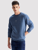 Navy Fleece Crew Neck Sweatshirt