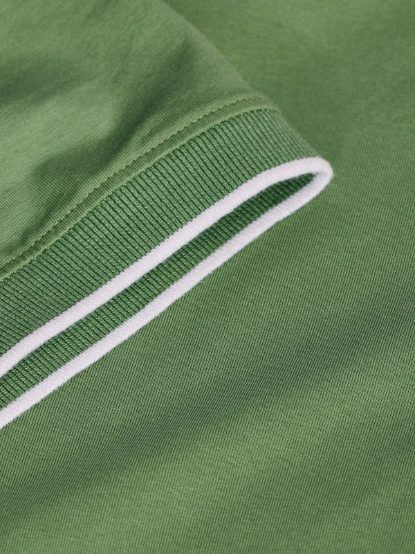 Green Stretch Polo T-Shirt