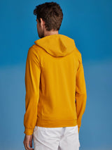 Yellow 4-Way Stretch Hooded Sweatshirt