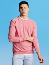 Pink Ottoman Crew Neck Sweatshirt