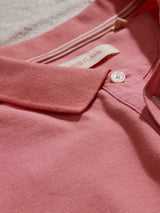 Pink Plain Stretch Polo T-Shirt