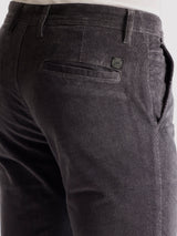 Grey Corduroy Slim Fit Trouser