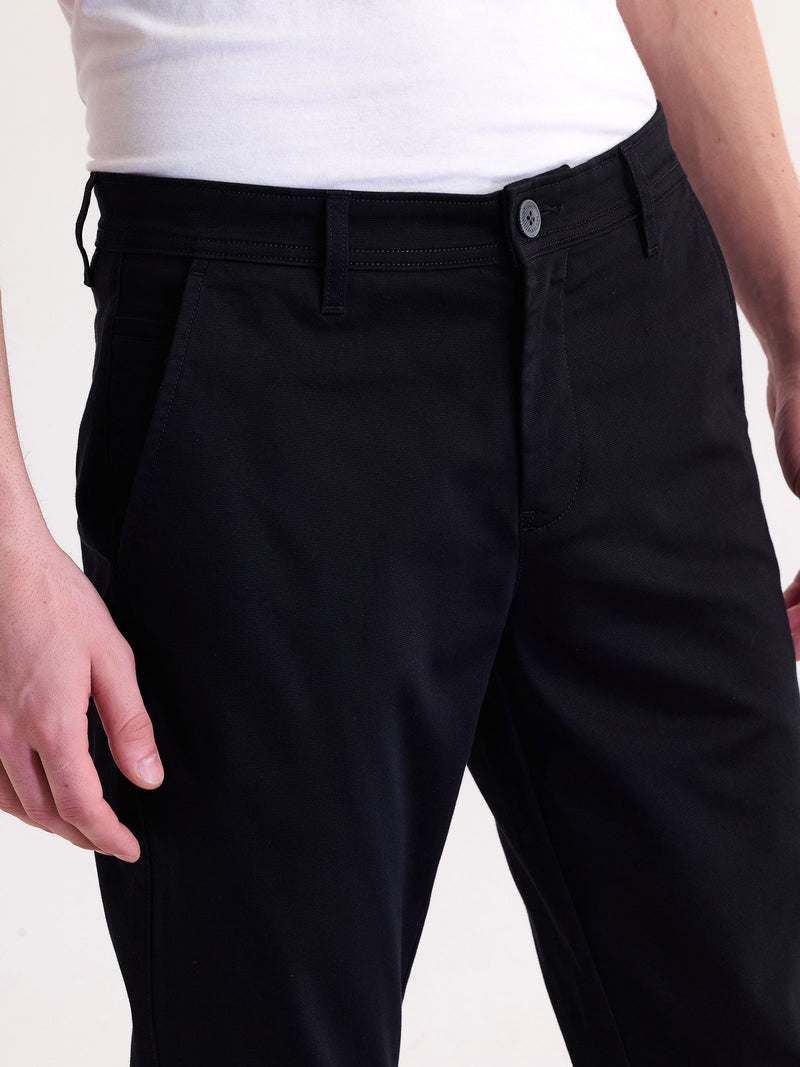 Black Stretch Slim Fit Trouser