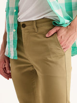 Khaki Stretch Skinny Fit Trouser
