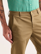 Khaki Stretch Skinny Fit Trouser