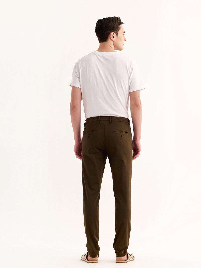 Olive Stretch Skinny Fit Trouser