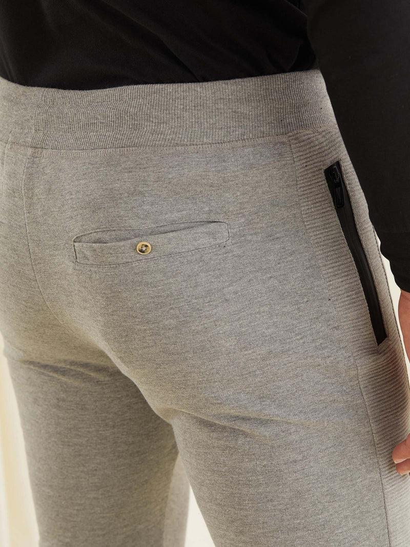 Grey Solid Joggers