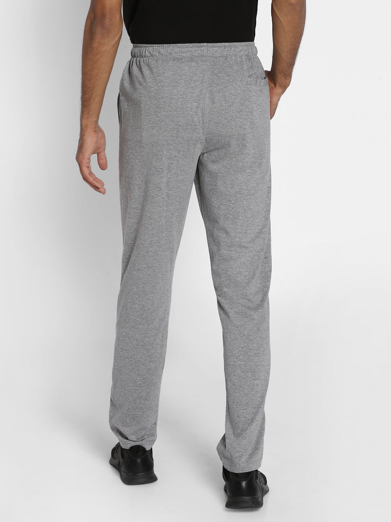 Light Grey Solid Track Pant