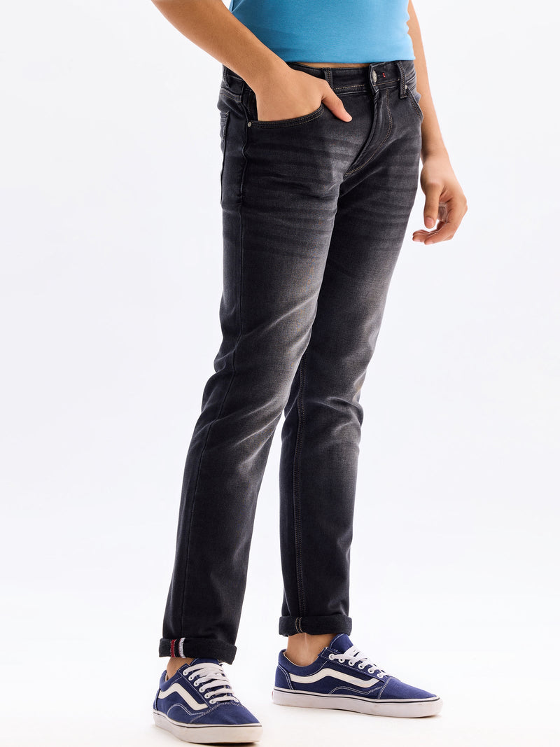 Black Slim Fit Stretch Jean