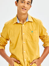 Yellow Corduroy Shirt