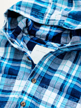 Blue Denim Check Shirt